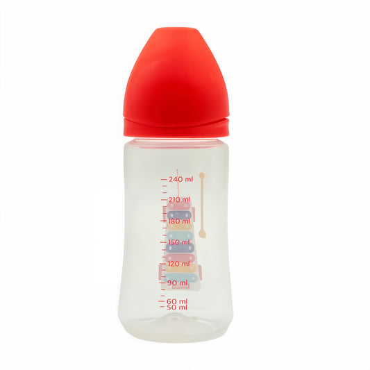 Mamadera Boca Ancha FISHER PRICE 240 ml 0 meses +
