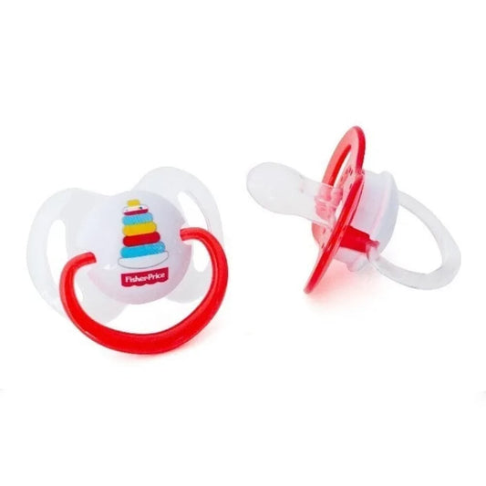 Pack Chupetes de Silicona  Fisiológicos FISHER PRICE 6-18 M+