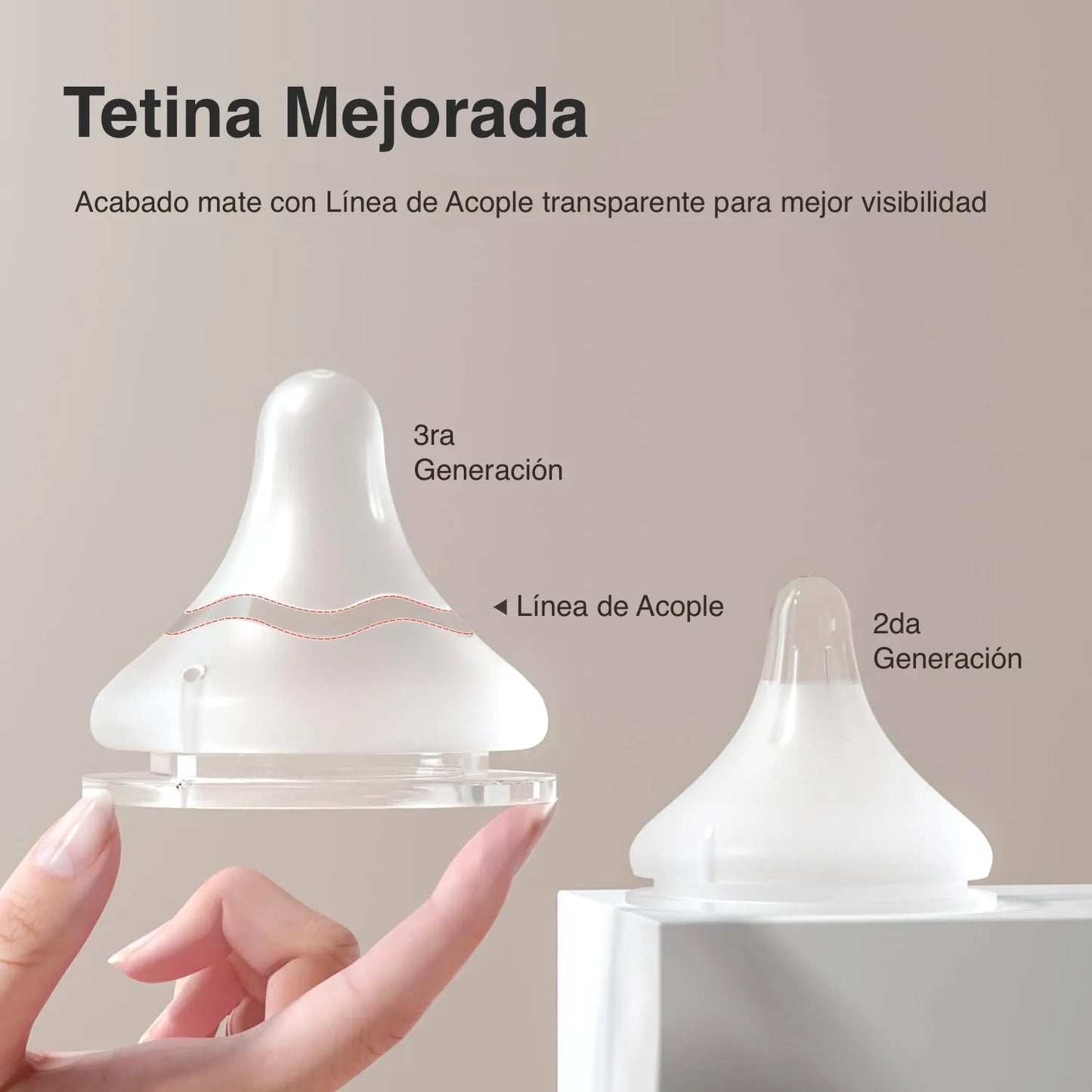 Tetina Boca Ancha SofTouch PIGEON LLL 15 meses+, 2 Unidades