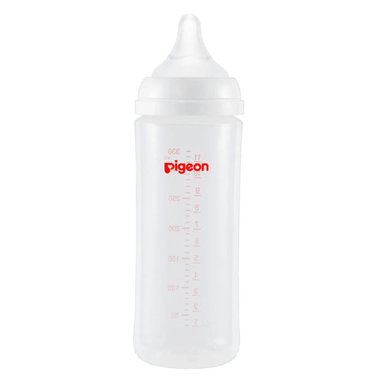 Mamadera Boca Ancha SofTouch PIGEON PP 330ml, 6 meses+
