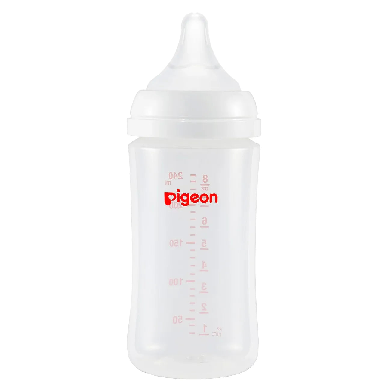 Mamadera Boca Ancha SofTouch PIGEON PP 240ml, 3m+