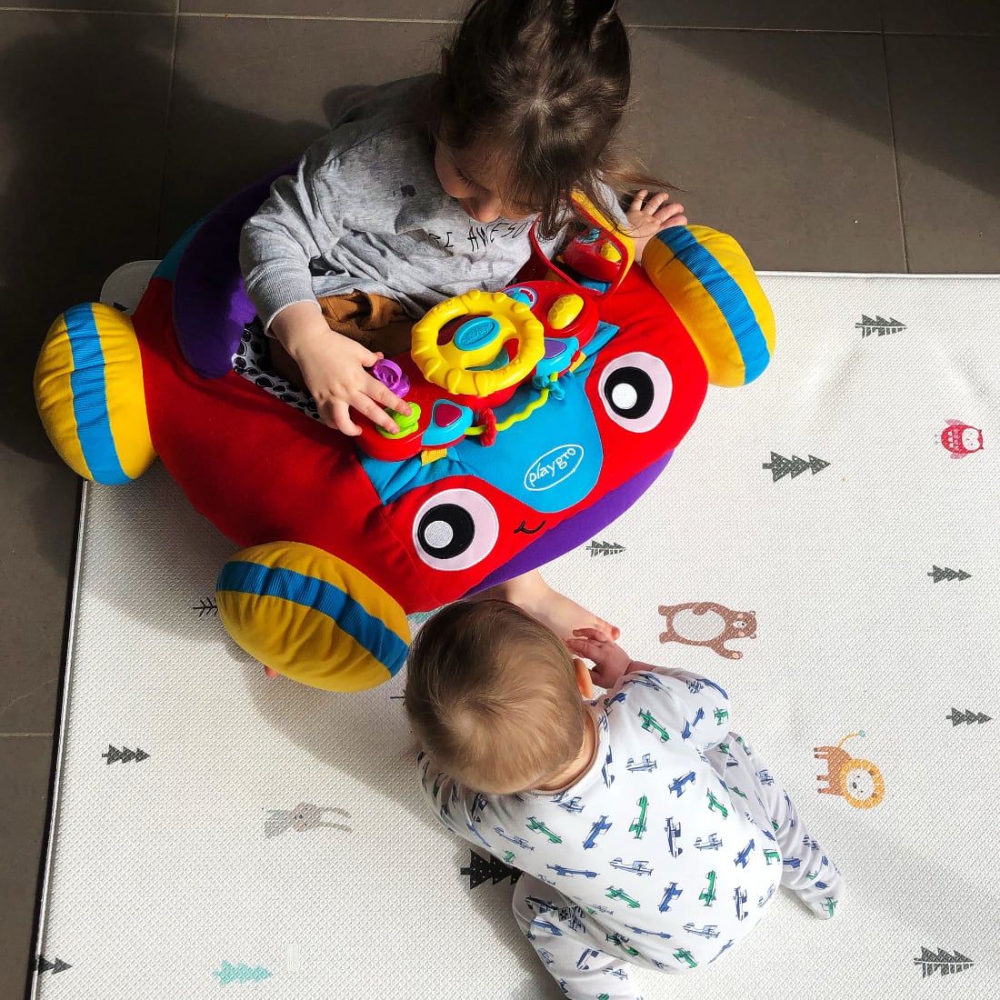 Auto de Musica y Luces para Bebés PLAYGRO, Rojo
