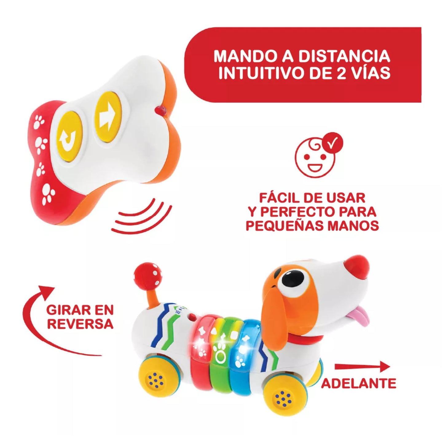 Perrito Interactivo DogReMi CHICCO con Control Remoto