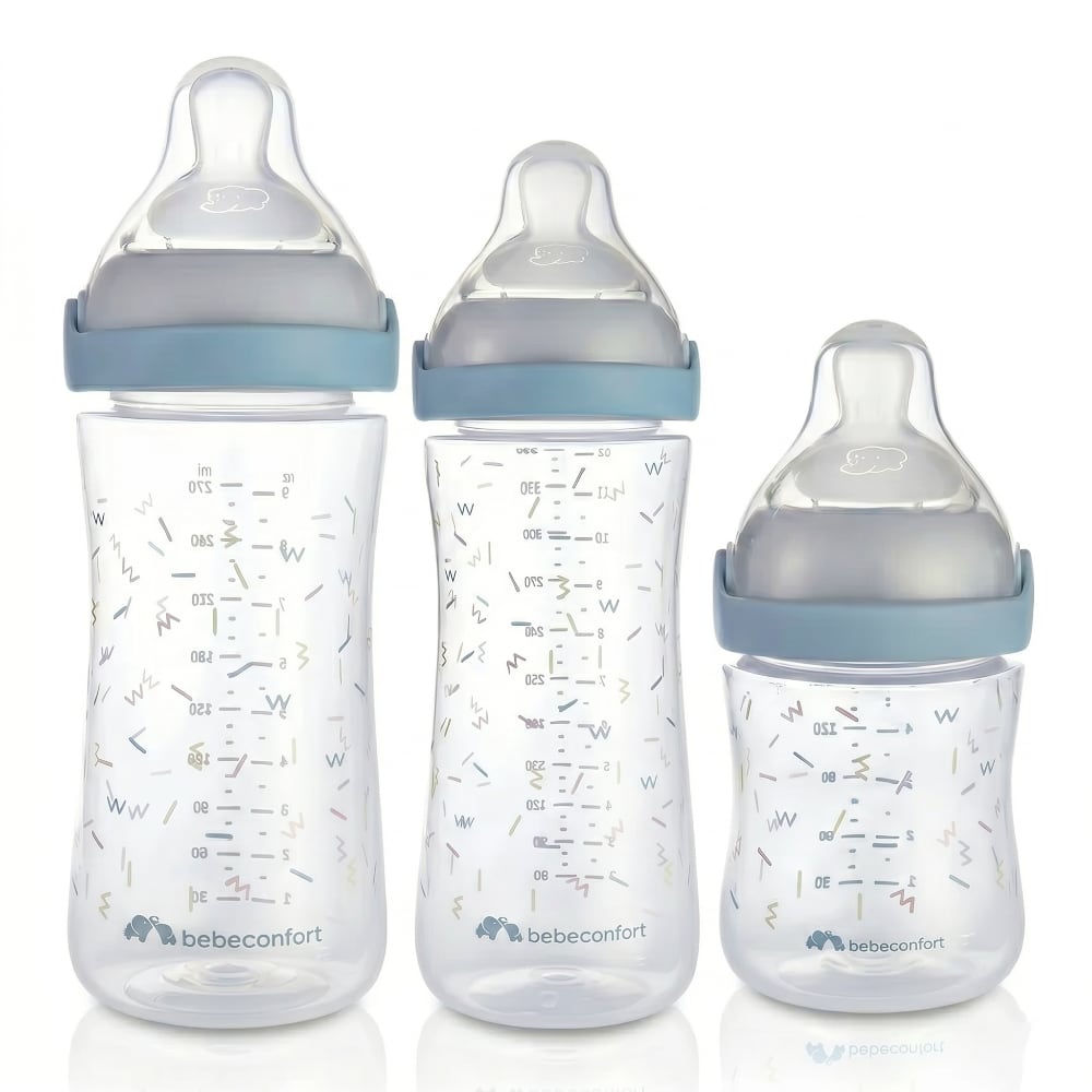 Pack 3 Mamaderas Bebe Confort Physio Air Confort 150/260/370ml