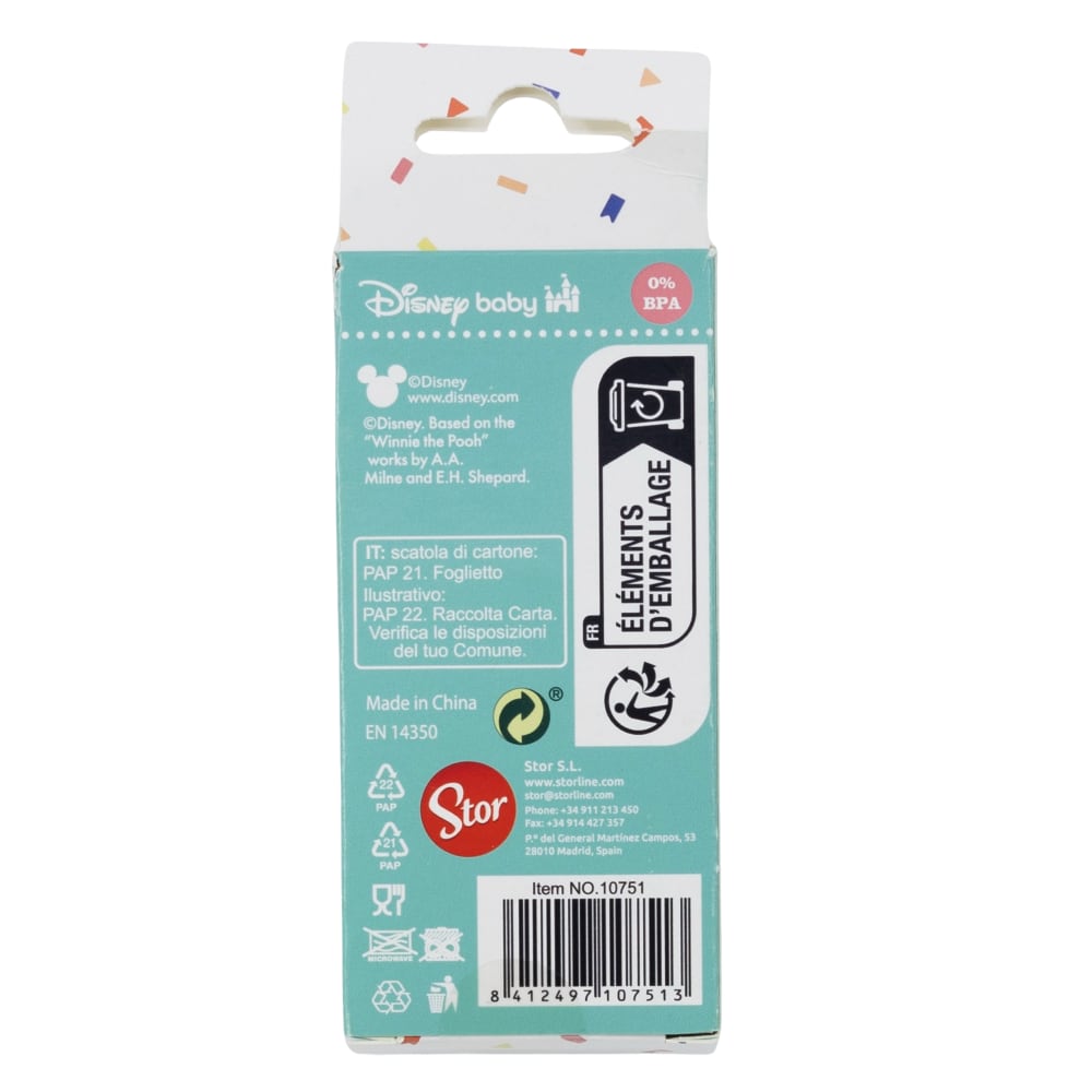 Chupete de Alimentación Silicona DISNEY 6m+