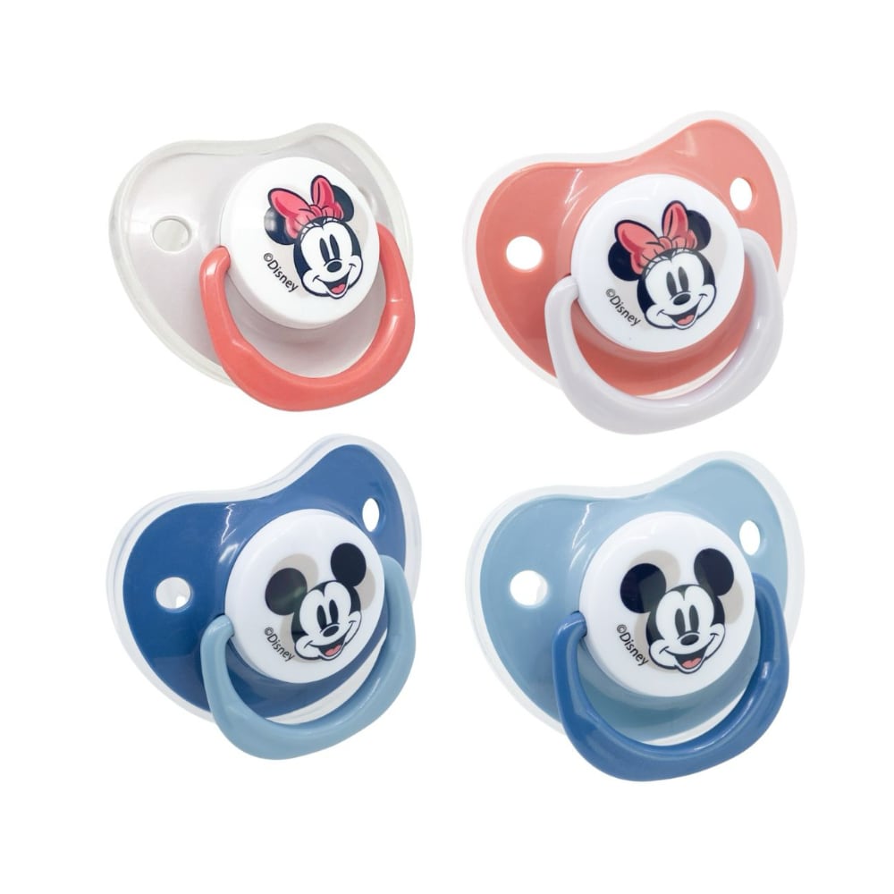 2 chupetes de Entretencion silicona DISNEY  0m+