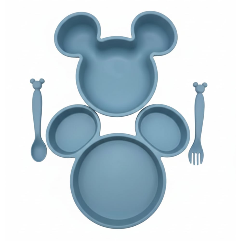 Set de Alimentación 4 Piezas Mickey y Minnie