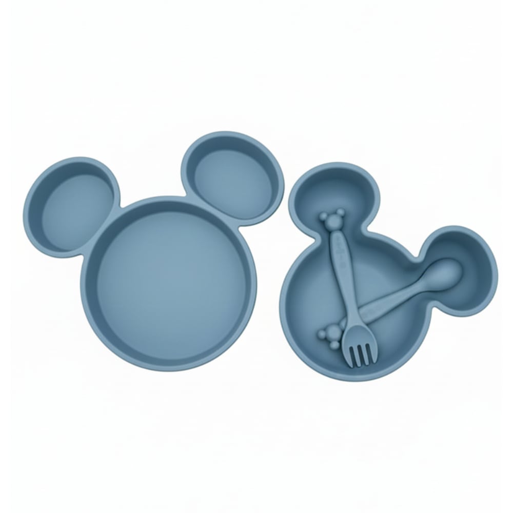 Set de Alimentación 4 Piezas Mickey y Minnie
