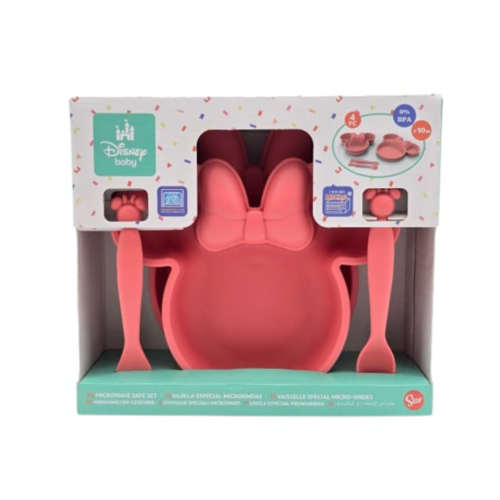Set de Alimentación 4 Piezas Mickey y Minnie