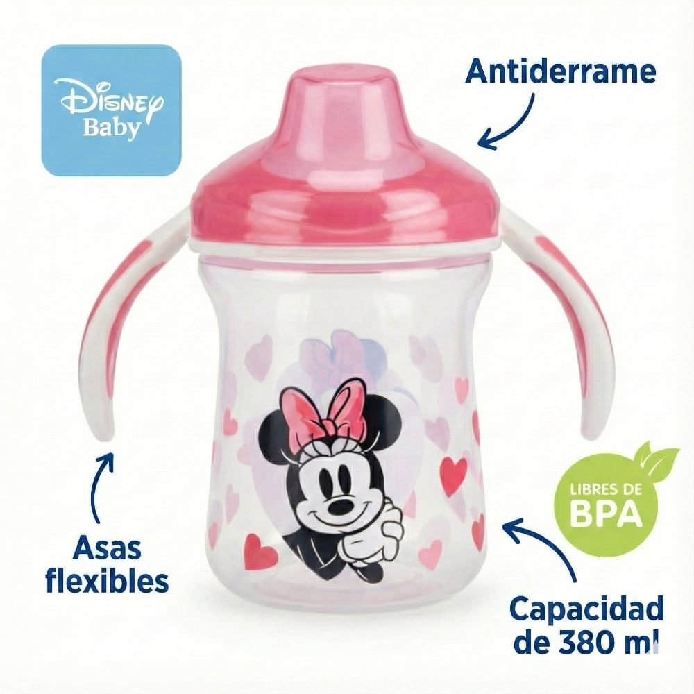 Vaso Antiderrame Flexialas 380ml DISNEY 10m+