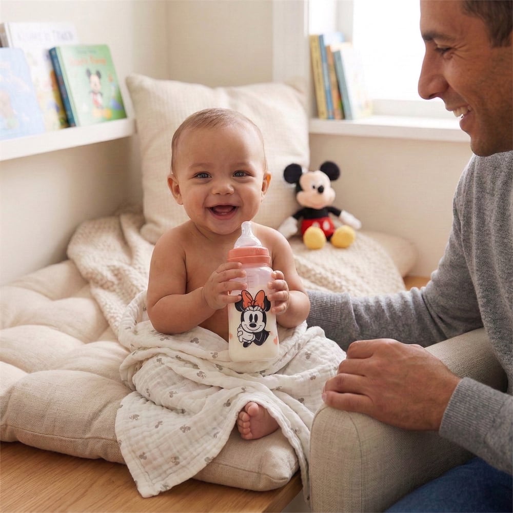 Set de 2 Mamaderas Boca Ancha 360ml DISNEY 0M+