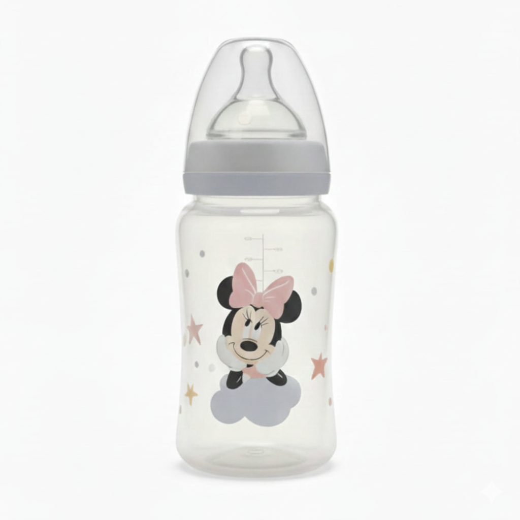 Set 2 Mamaderas Boca Ancha Disney 240ml 0M+