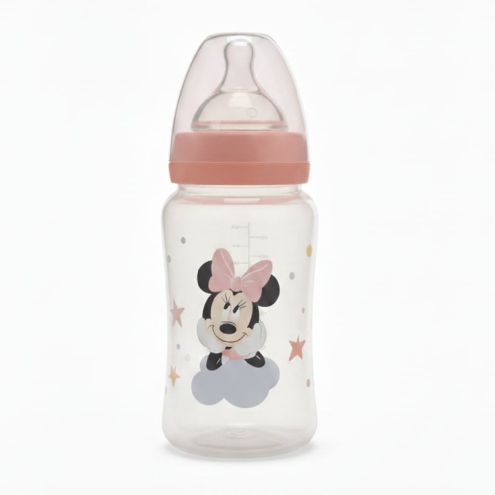 Set 2 Mamaderas Boca Ancha Disney 240ml 0M+