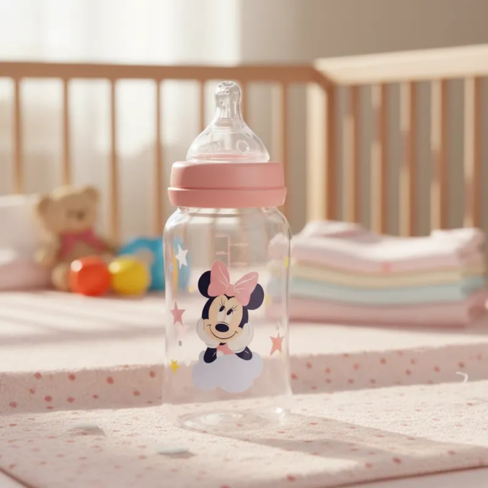 Set 2 Mamaderas Boca Ancha Disney 240ml 0M+
