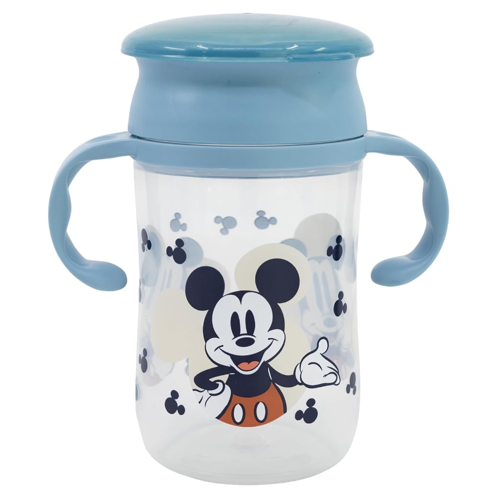 Vaso Antiderrame y Entrenamiento  360° con Tapa y  Asas 395ml, 12m+