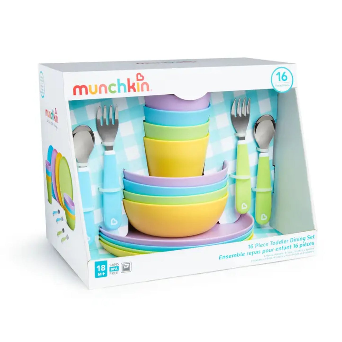 Set de alimentación MUNCHKIN Vajilla de 16 piezas