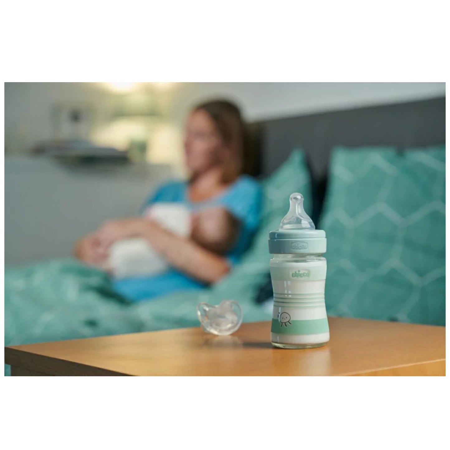 Mamadera de Vidrio CHICCO Well-Being 150 ml