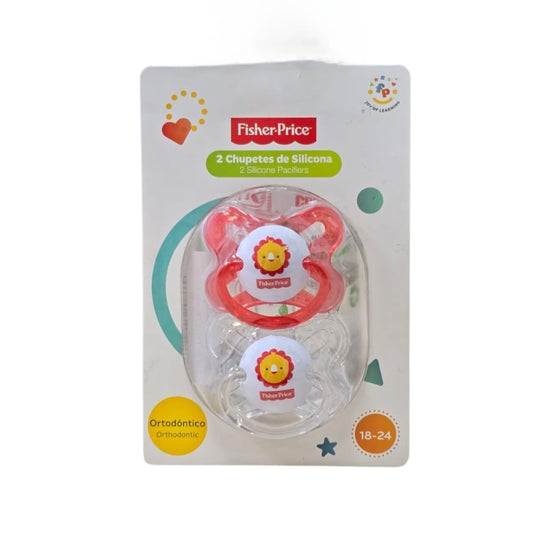 Pack Chupetes de Silicona Ortodónticos 18-24 M+