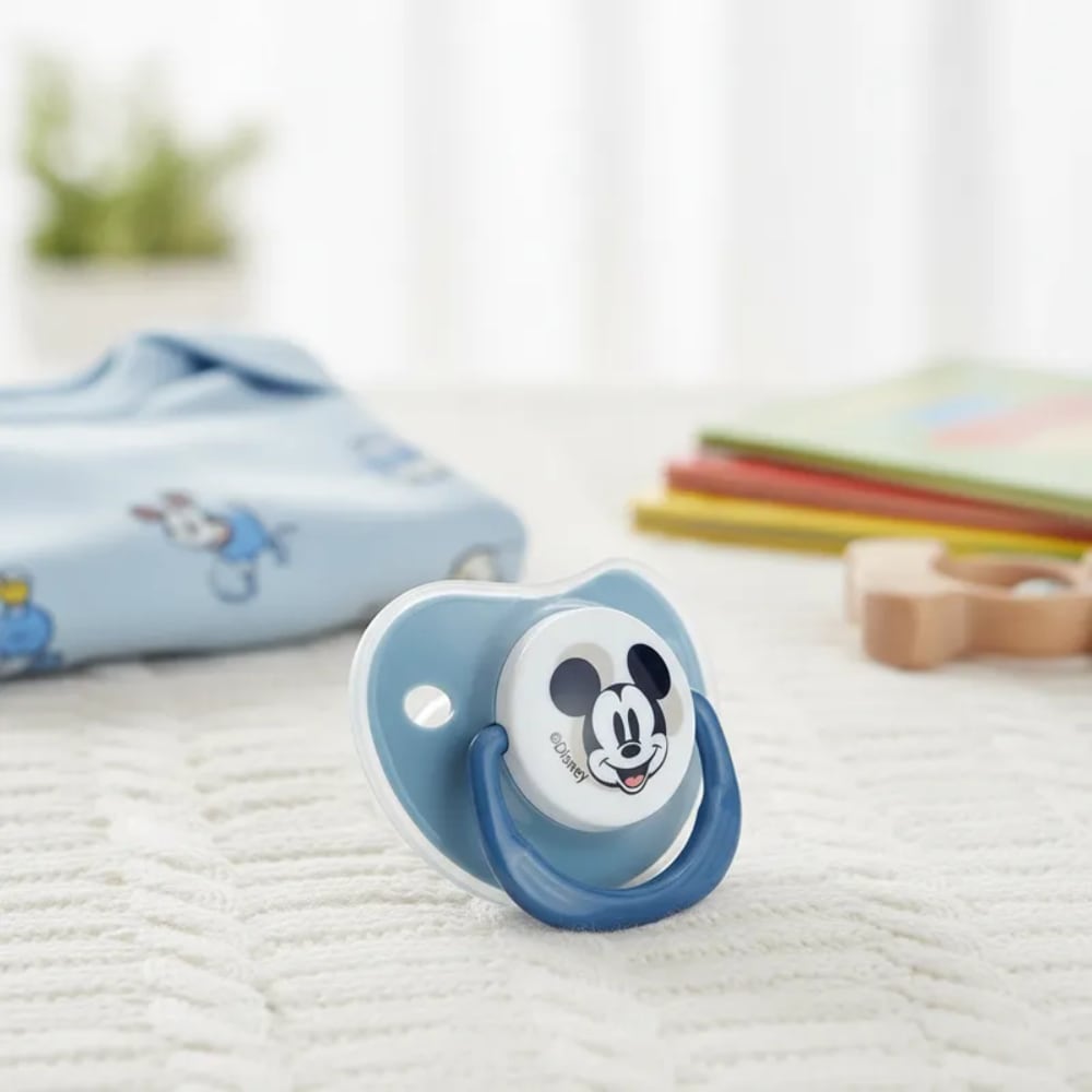 2 chupetes de entretencion Silicona DISNEY 6m+