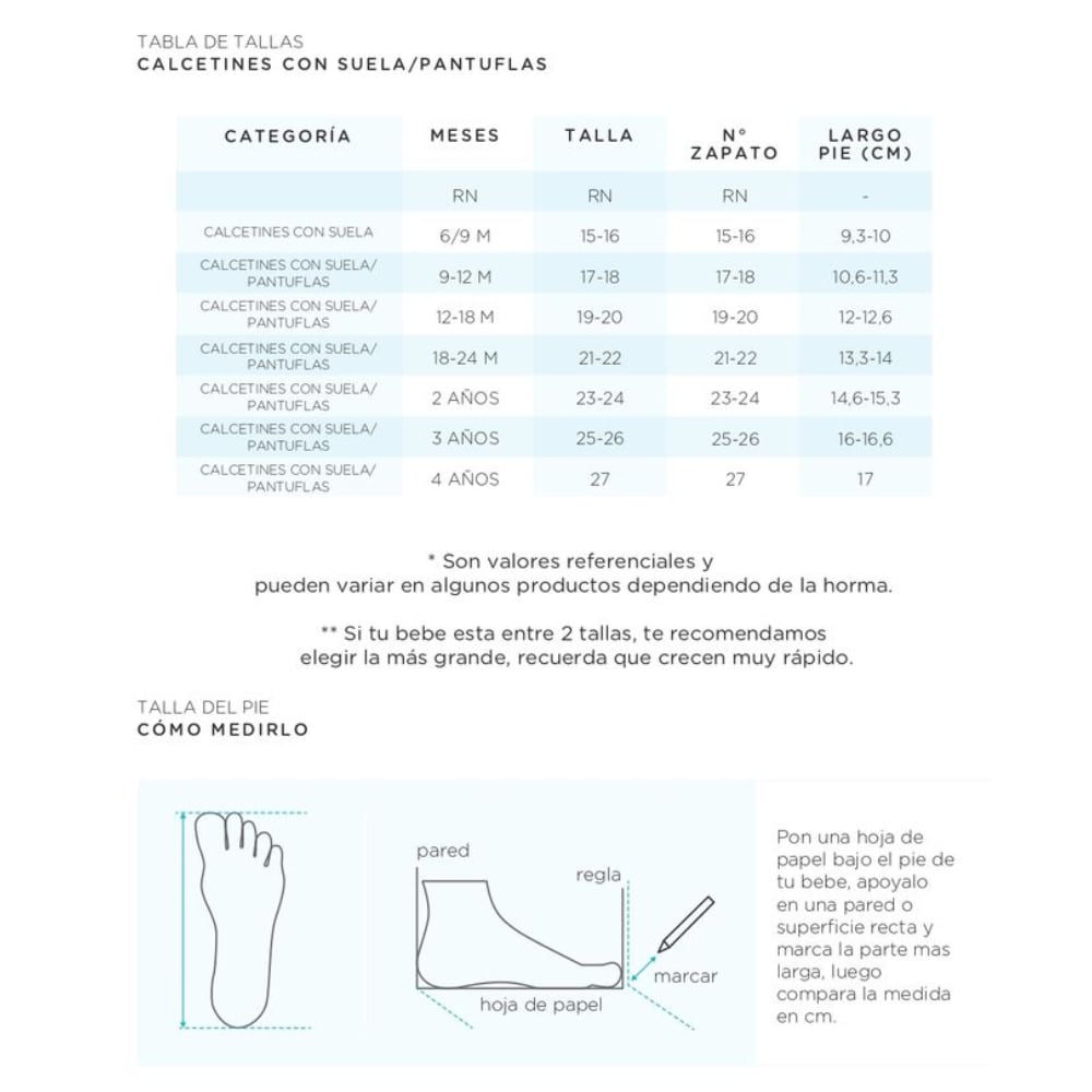 Pantufla INFANTI para Bebé