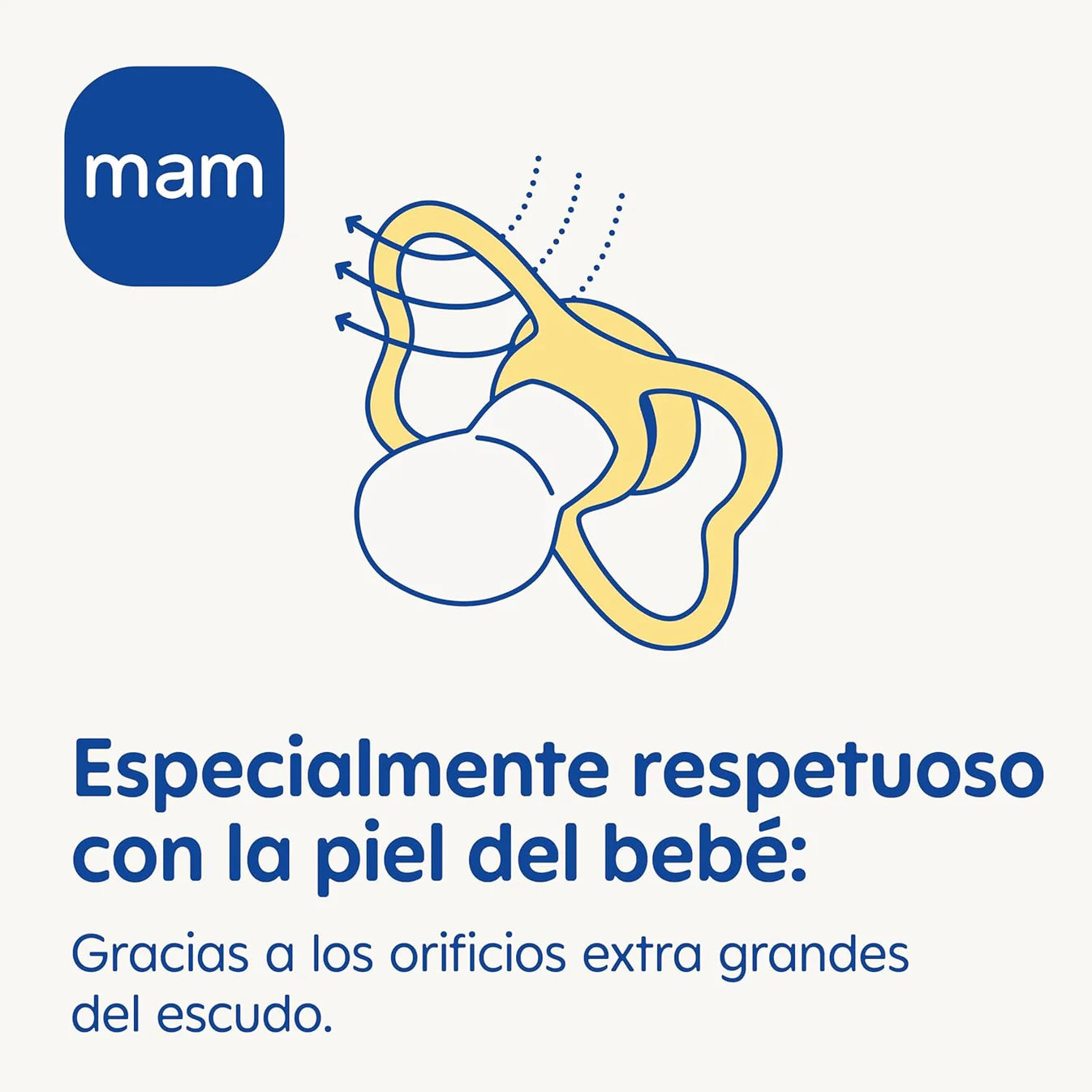 2 Chupetes MAM Air con Caja Esterilizadora 6m+