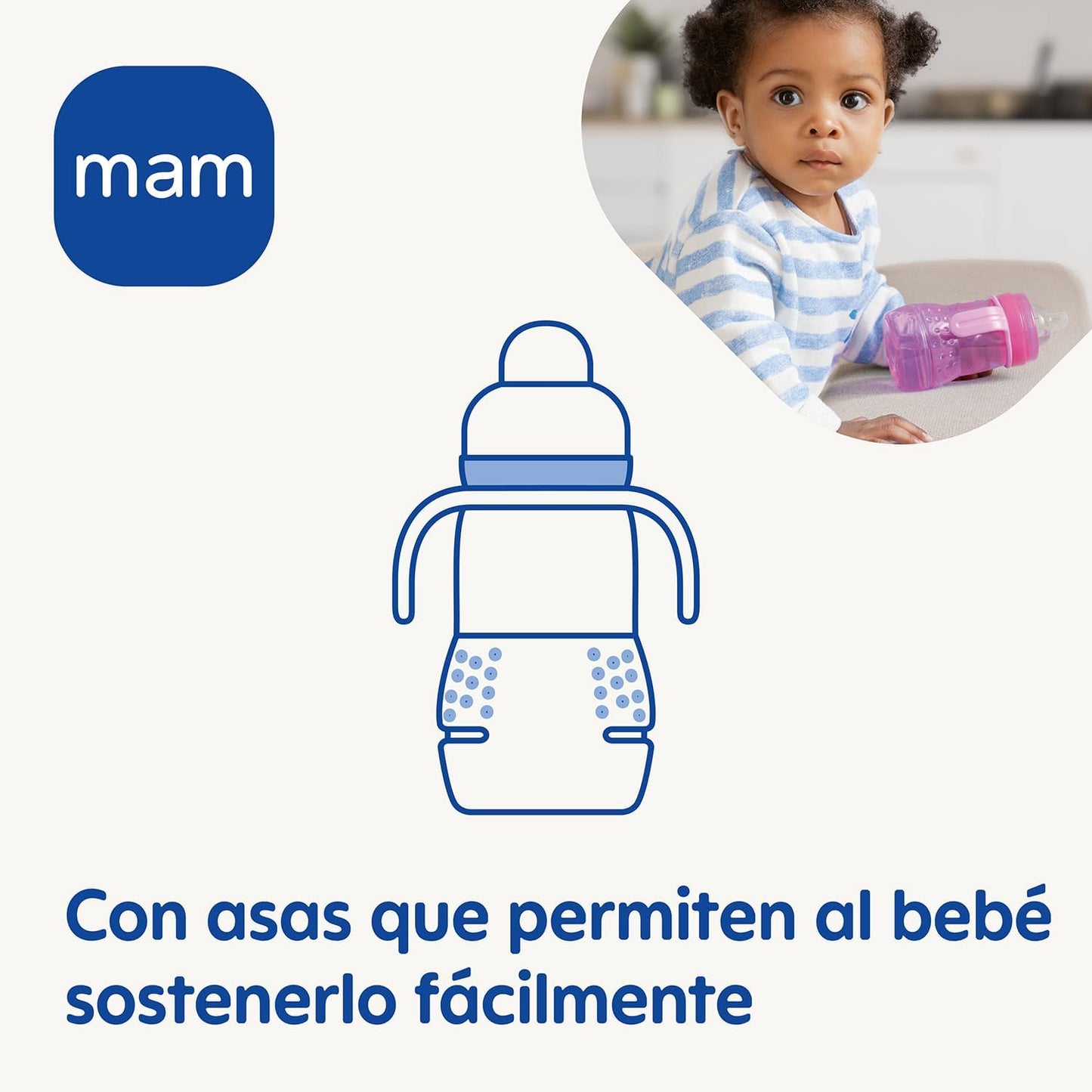 Vaso de Entrenamiento MAM Trainer  220ml 4m+