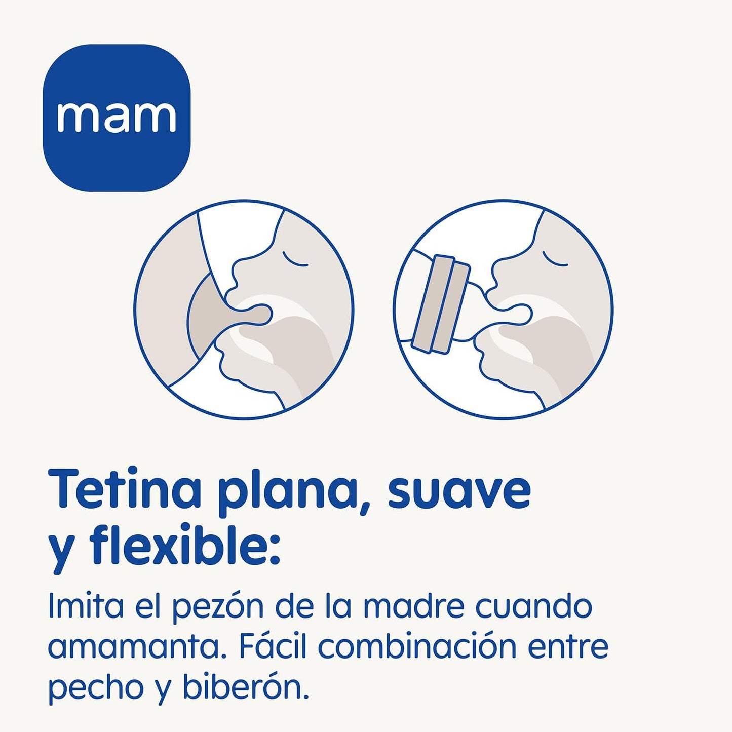 Mamadera de Vidrio MAM Feel Good 260ml, 2 meses+
