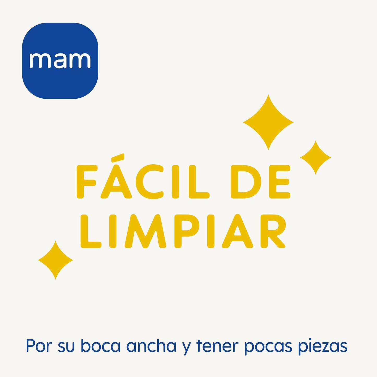 Mamadera de Vidrio MAM Feel Good 260ml, 2 meses+