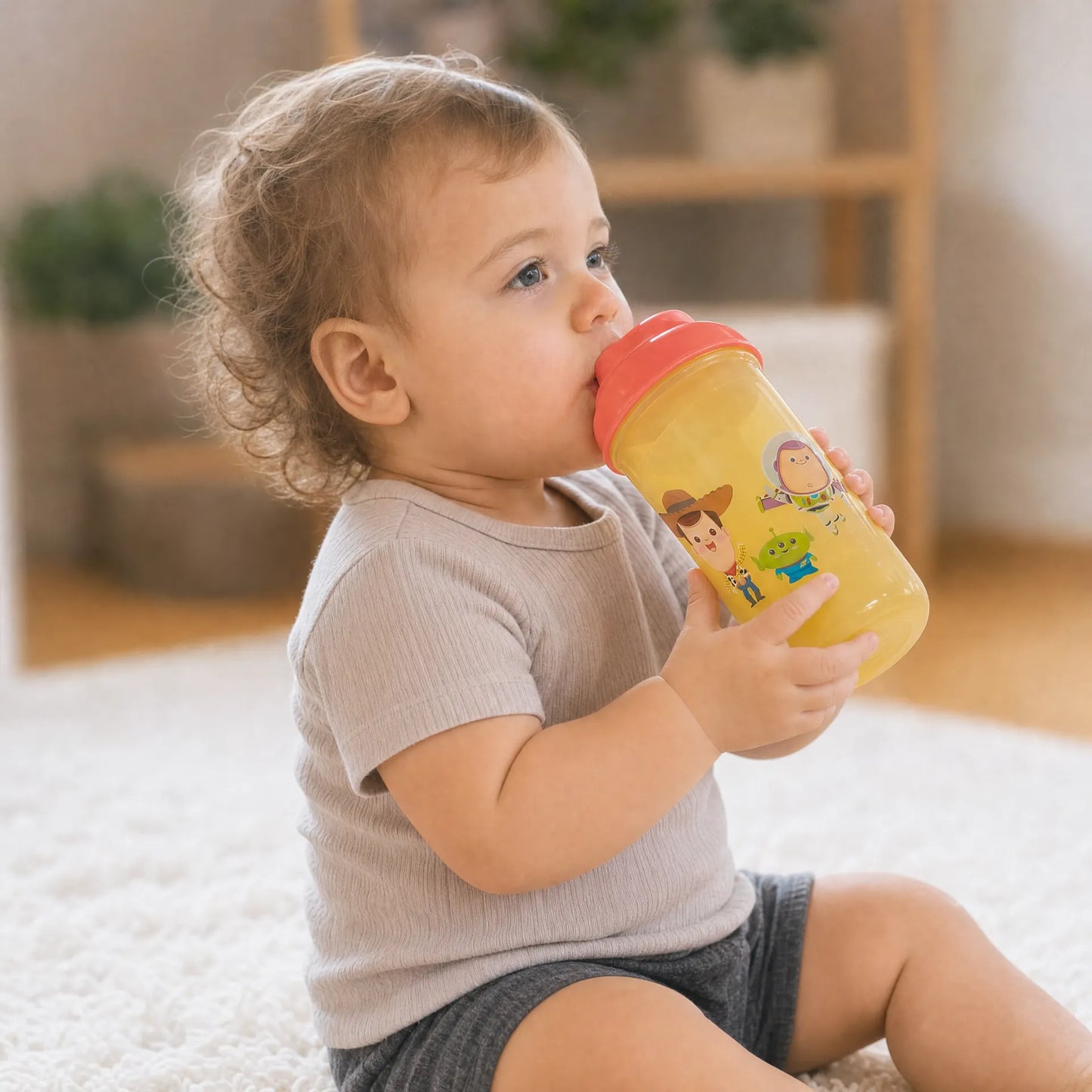 Vaso Bebé Antiderrames DISNEY BABY Toy Story 300ml, Libre de BPA