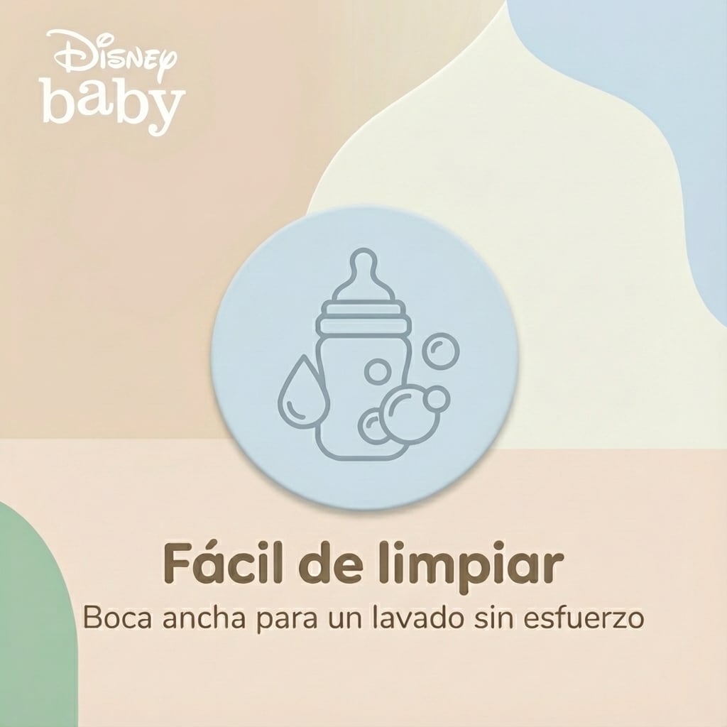 Set de 2 Mamaderas Boca Ancha 350ml DISNEY 0M+