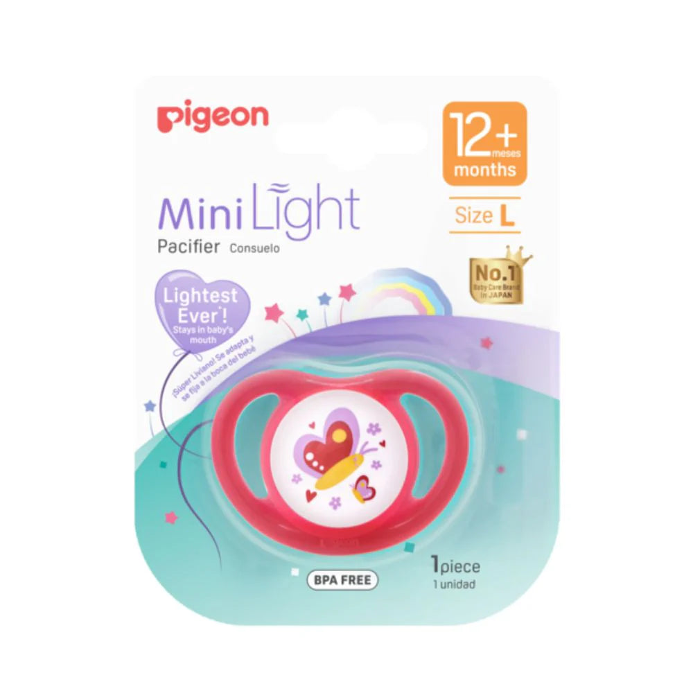 Chupete Odontológico PIGEON Mini Light Talla L 12m+