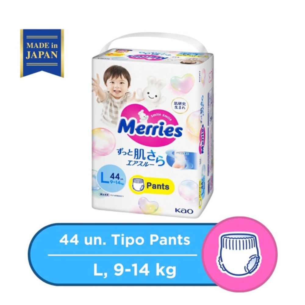 Pañales Pants Merries Talla L - 44 Unidades