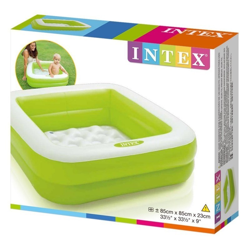 Piscina Inflable para Bebé INTEX 85cm x 85cm x 23cm 57 L