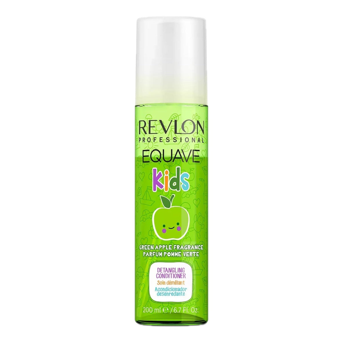Acondicionador desenredante en spray Revlon Equave Kids manzana verde 200 ml