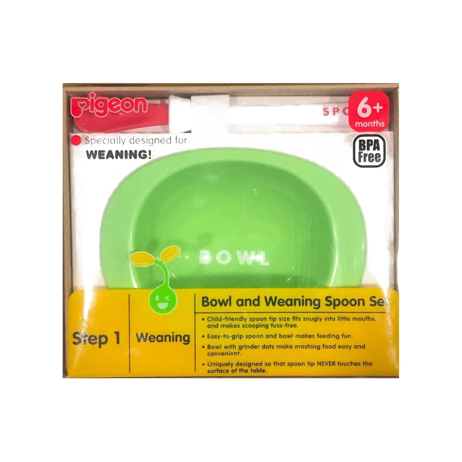 Empaque Bowl and Weaning Spoon Set Pigeon
