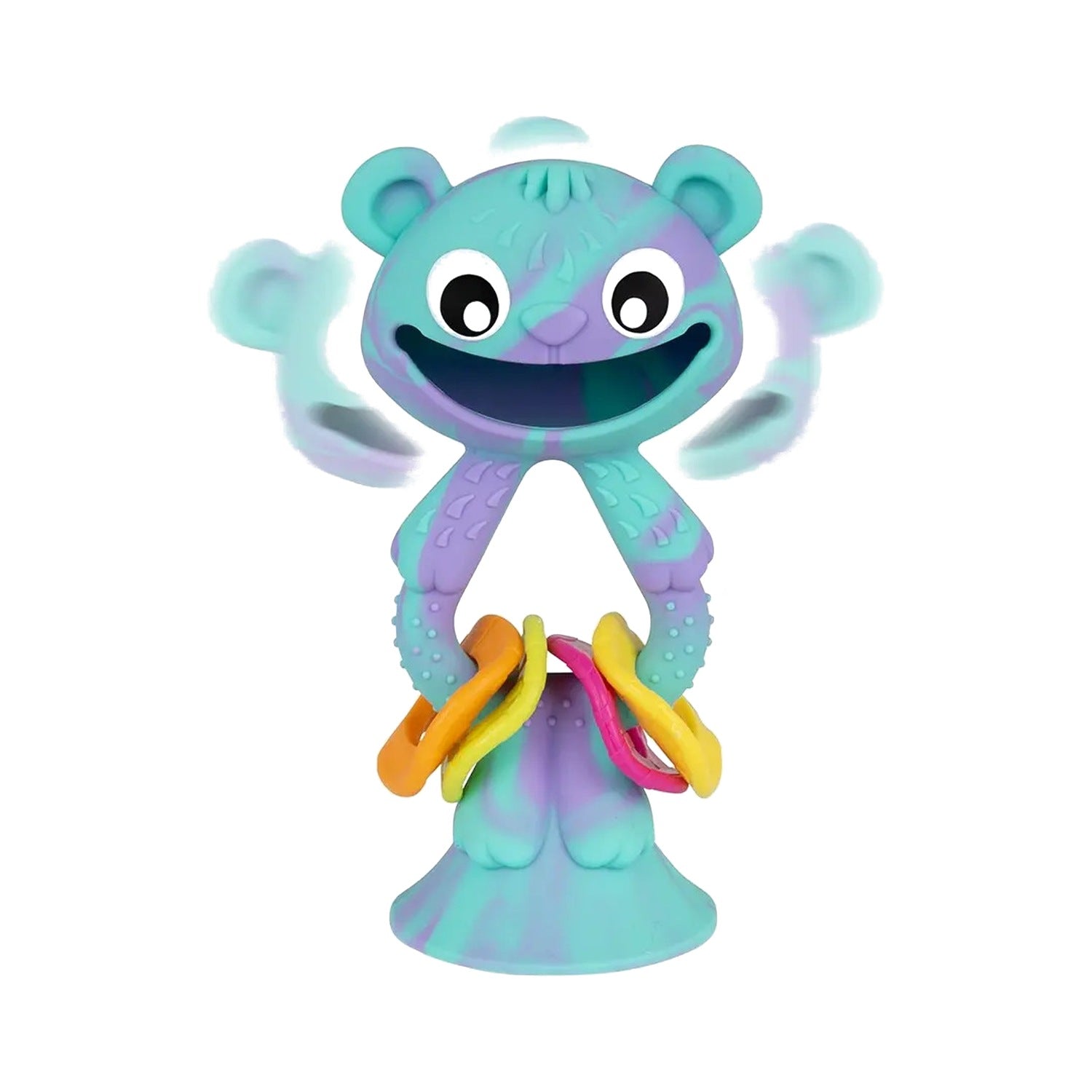 Juguete mordedor oso Wobble Playgro con ventosa