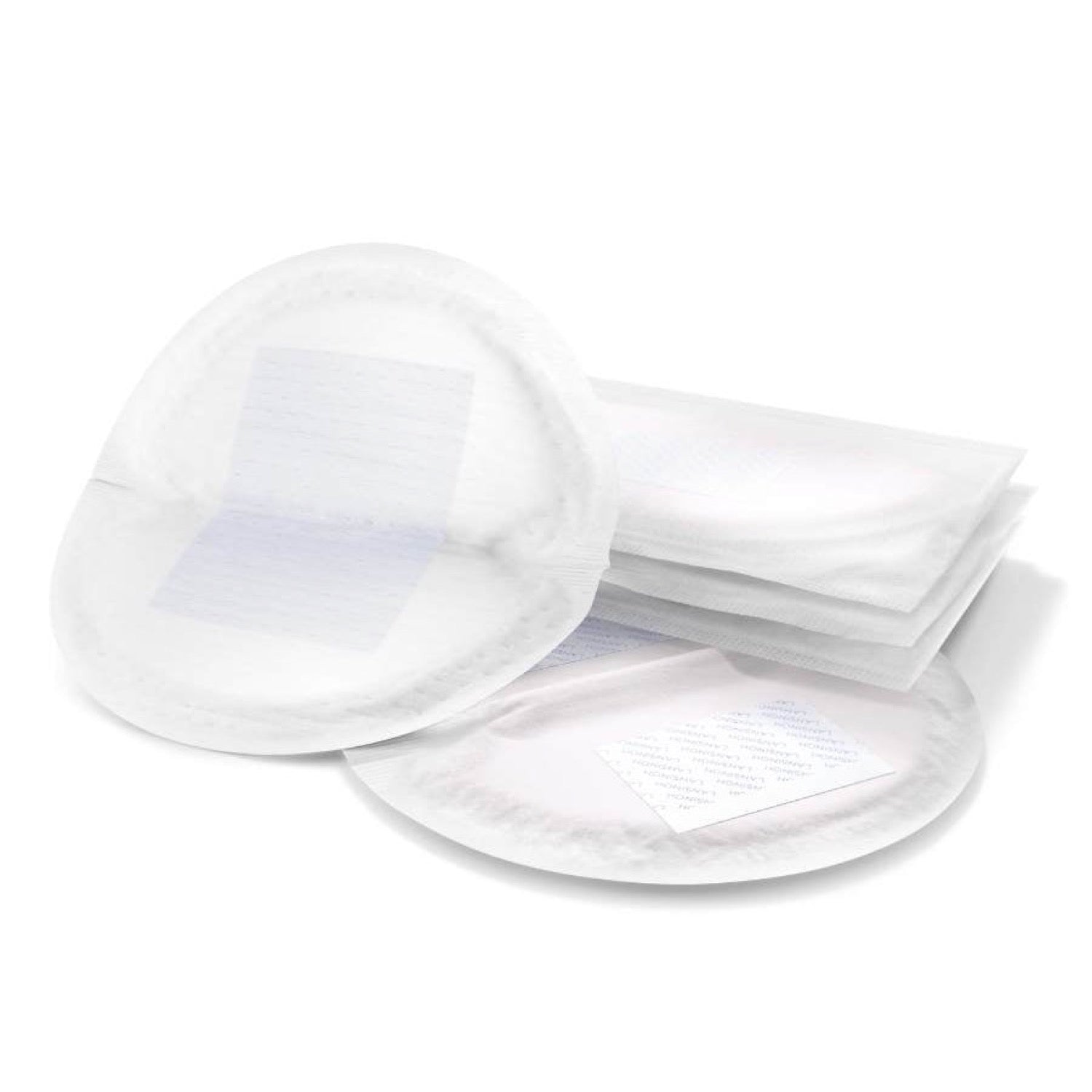 Absorbentes de leche desechables Lansinoh Stay Dry y sus empaques individuales