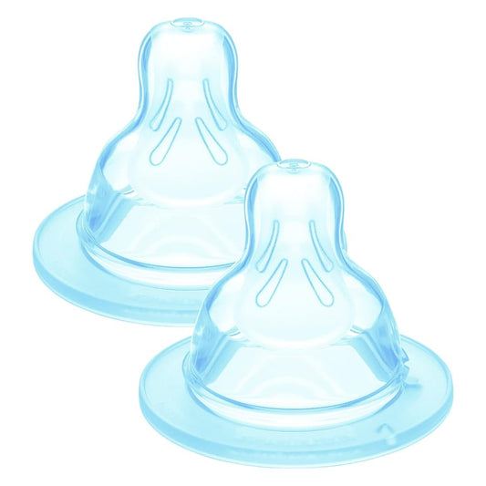 MAM Tetina Tamaño 2, Flujo Medio, a Partir de 2 Meses, de Silicona SkinSoftT, Pack de 2 Und