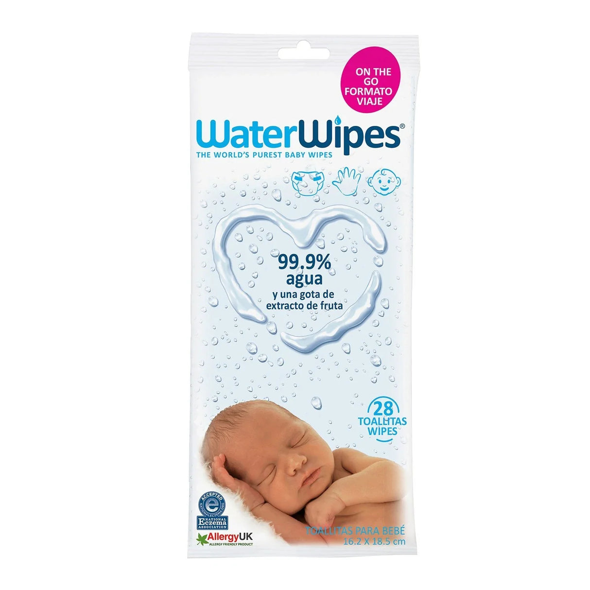 Toallitas Húmedas WATERWIPES 28 Un.