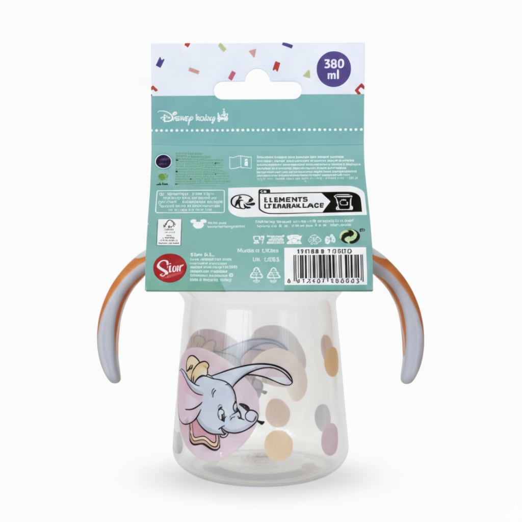 Vaso Antiderrame Flexialas 380ml DISNEY 10m+