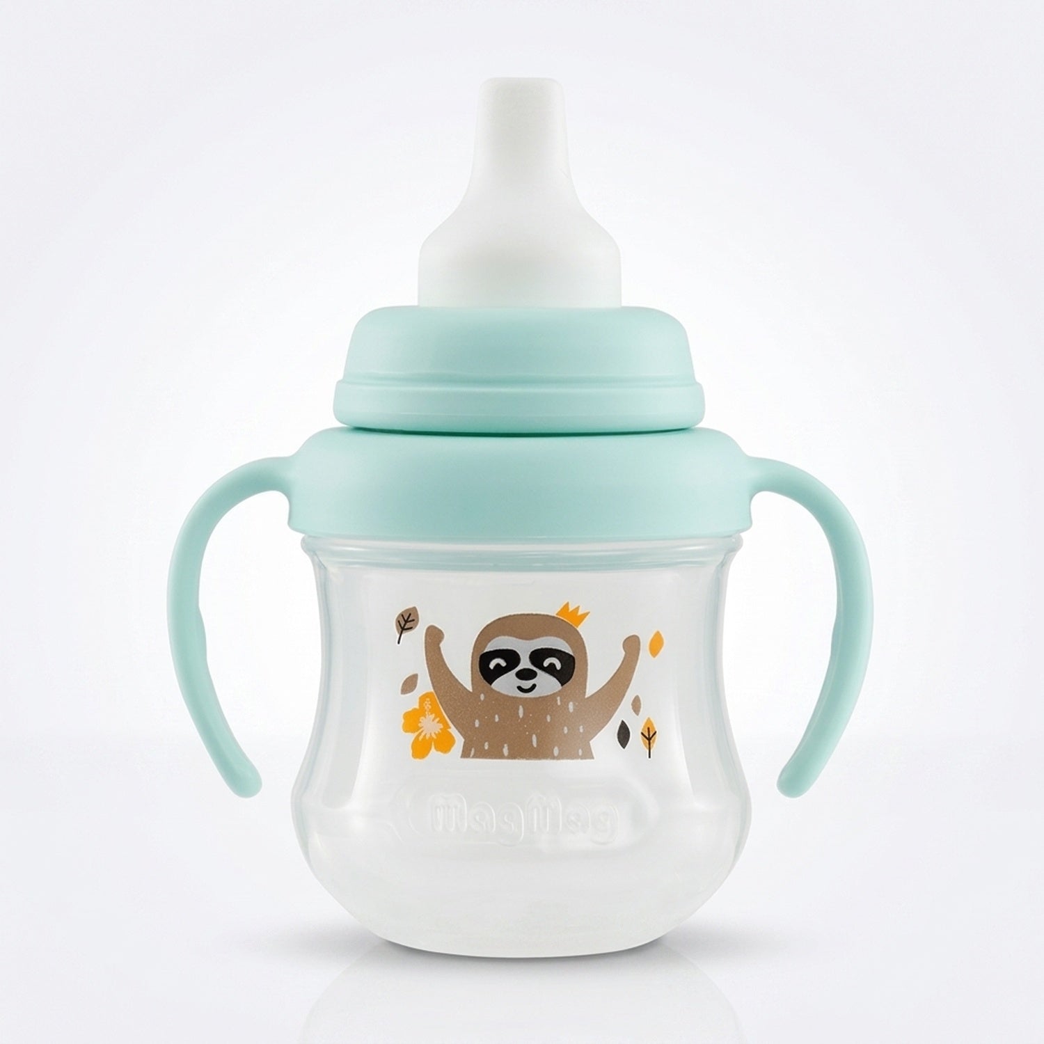 Vaso Pigeon MagMag boquilla blanda celeste +5 meses