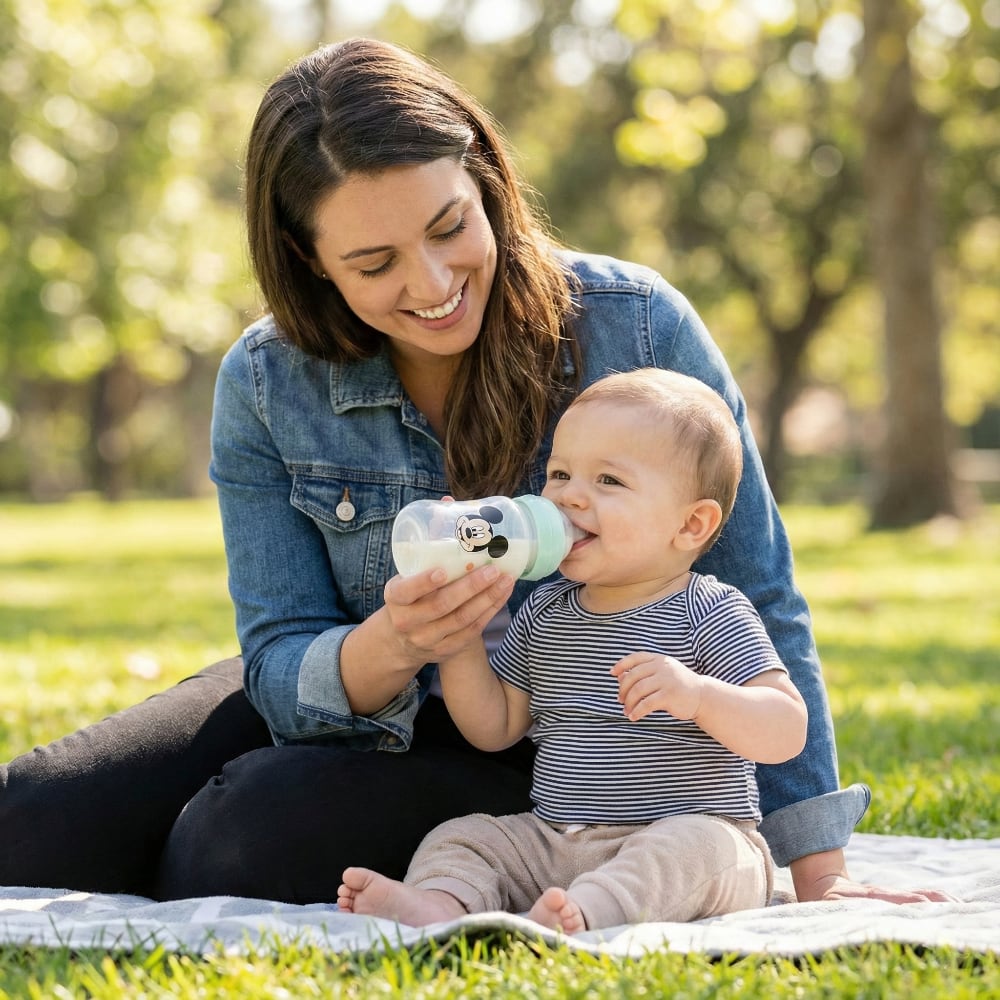 Mamadera Boca Ancha 150ml DISNEY 0M+